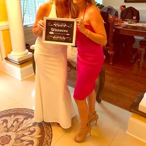 Satin Bebe cocktail dress